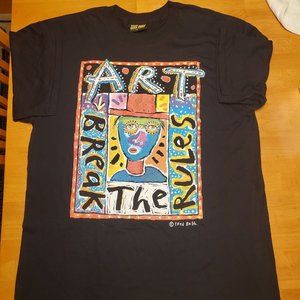 Fred Babb Vintage 90s Art Graphic T'